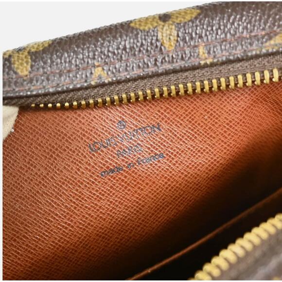 Louis Vuitton Amazon Crossbody Shoulder Bag Brown Tan LV Monogram Vintage Y2K - Picture 7 of 13